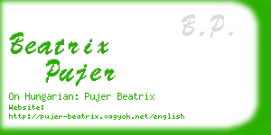 beatrix pujer business card